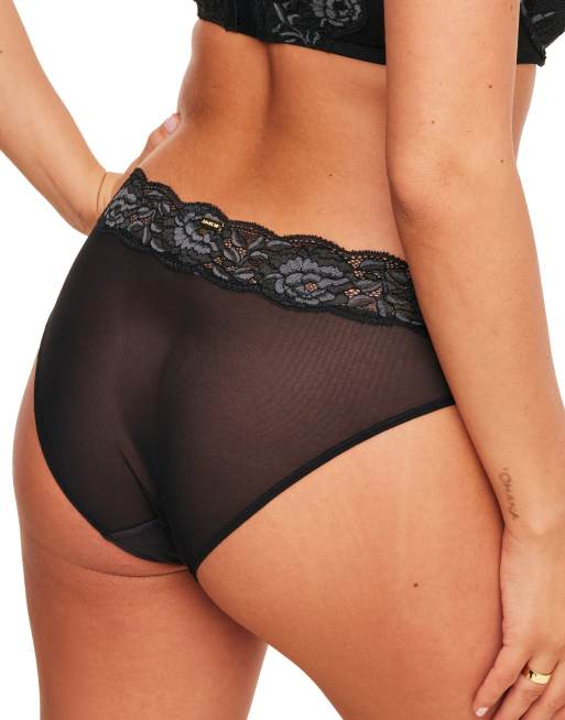 Adore Me Jaya bikini panties in black