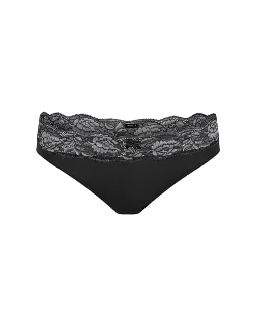 Adore Me Jaya bikini panties in black