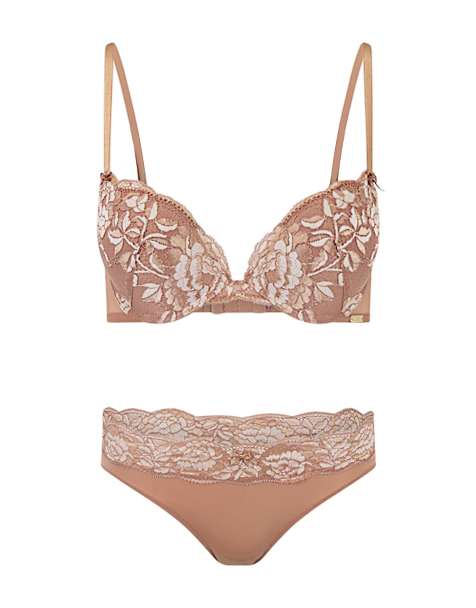 Adore Me Jaya bikini panties in medium beige - view 1
