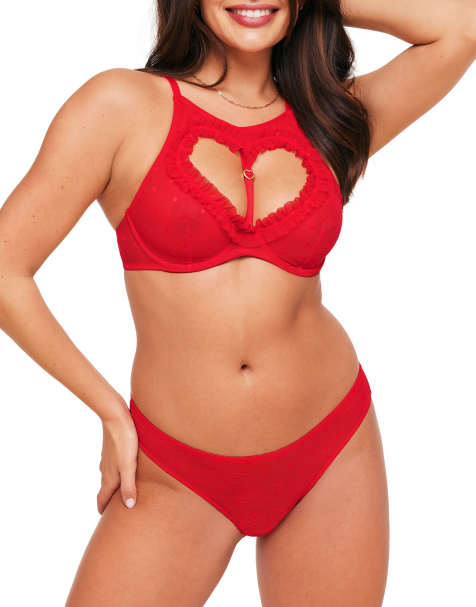 Adore Me Kalila set in dark red - view 1