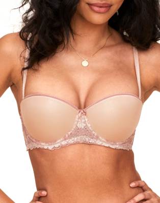 Adore Me Kendil Push Up Balconette Bra In Neutral