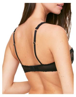 Adore Me Kimmy Push Up Balconette Bra In Multi