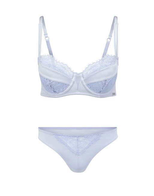 Adore Me Leigha set bra in light blue
