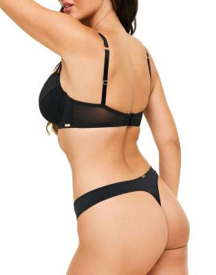 Adore Me Leigha Thong Panties In Black