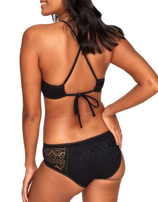 Adore Me Lianne Swimwear Hipster Bikini Bottom In Black