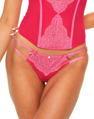 Adore Me Liv Brazilian Panties In Pink