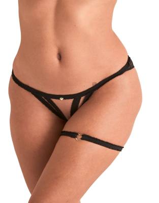 Adore Me Lovisa cheeky panties in black black
