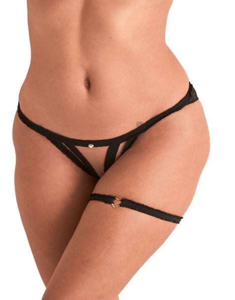 Adore Me Lovisa cheeky panties in black - view 1