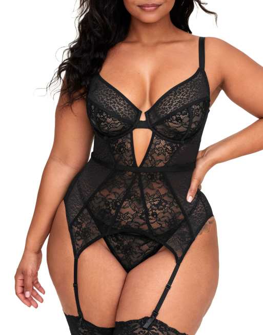 Adore Me Lynn g-string panties in black