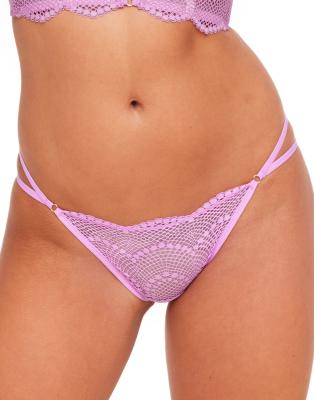Adore Me Margaritte Bikini Panties In Purple