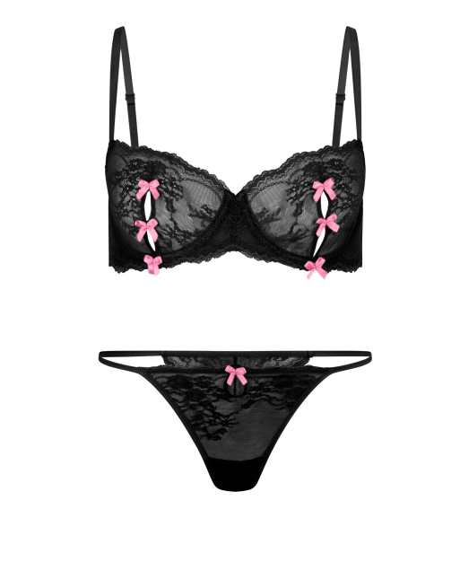 Adore Me Margeaux set in black