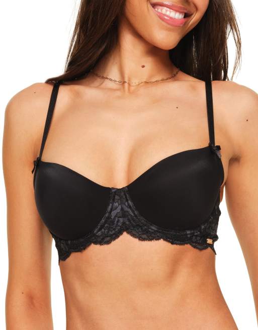 Adore Me Missy unlined demi bra in black