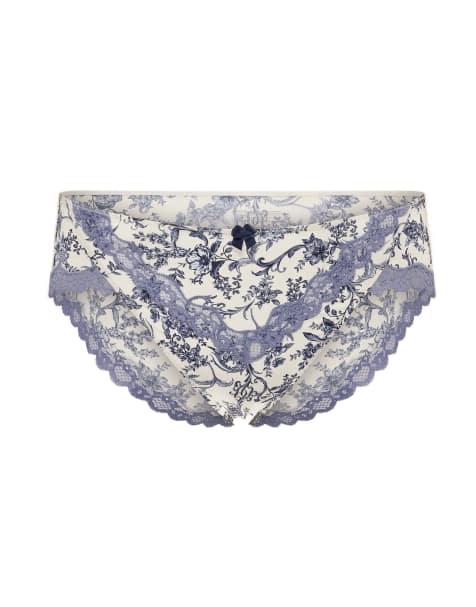 Adore Me Nare hipster panties in novelty blue - view 1