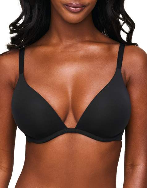 Adore Me Natalya push up plunge bra in black - view 1
