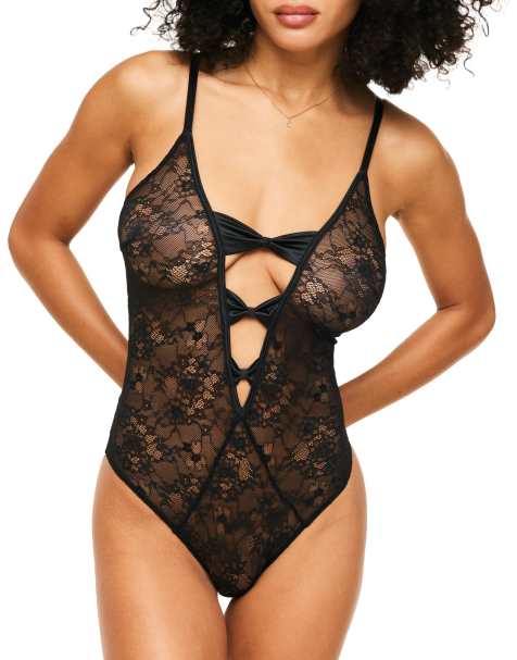 Adore Me Nelle bodysuit in black - view 1