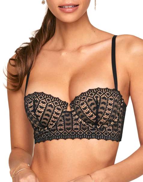 Adore Me Nymphadora contour balconette bra in black - view 1