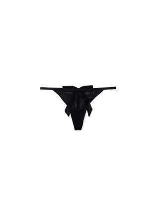 Adore Me Ove G-string Panties In Black