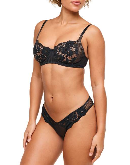 Adore Me Roxanne set in black