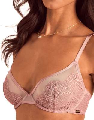 Adore Me Sonja Unlined Plunge Bra In Neutral