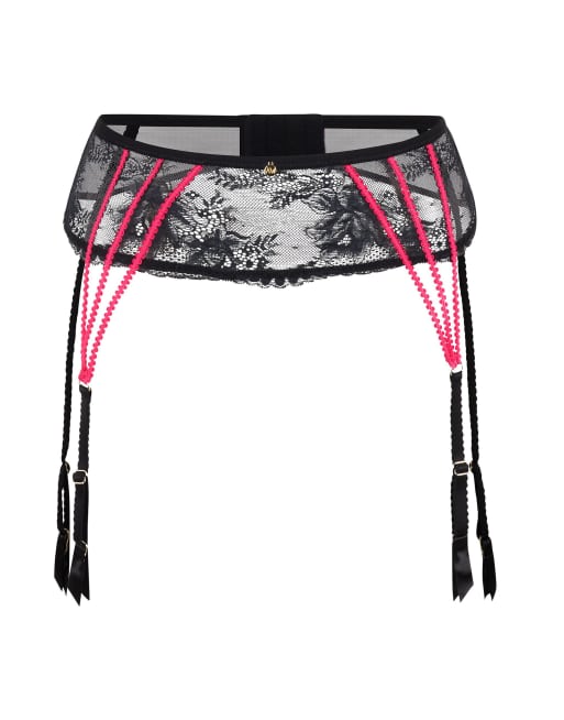 Adore Me Suki garter belt in black | ASOS