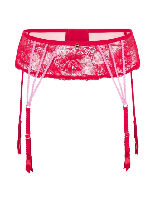 adore me garter belts Enni Black Garter Belt, XS-4X main image 0