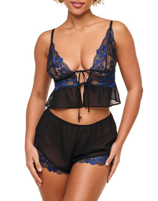Adore Me Tammy camisole & shorts set in black