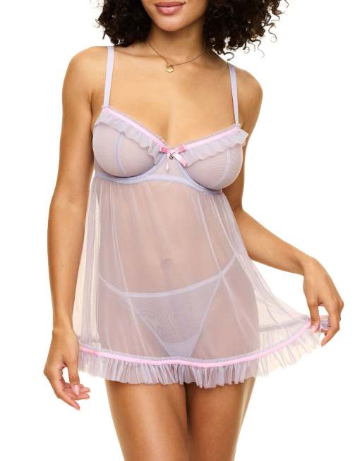 Adore Me Tayla g-string panties in medium purple