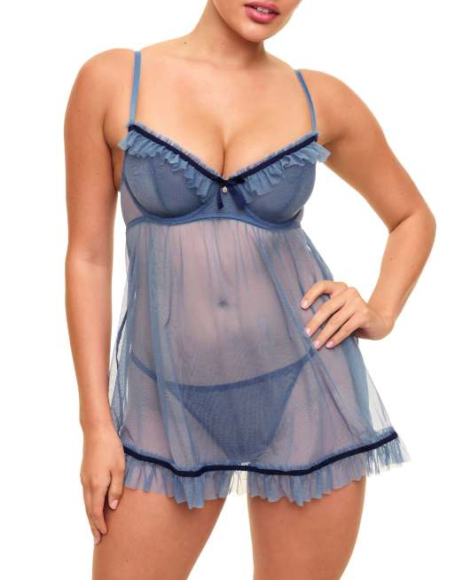 Adore Me Tayla set in dark blue