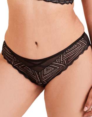 Adore Me Trezza Bikini Panties In Black