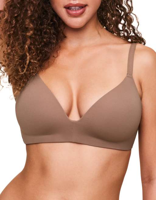 Adore Me Valory contour plunge bra in medium beige