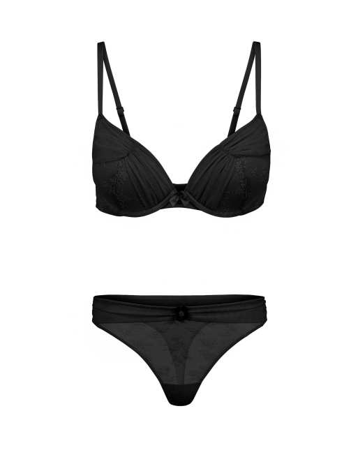 Adore Me Valory set in black