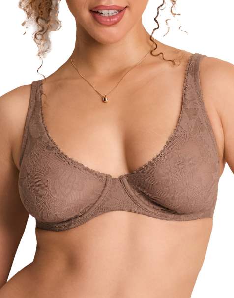 Adore Me Winona unlined full coverage bra in medium beige - view 1