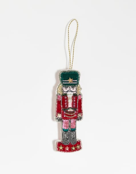 Adorno para árbol de Navidad rojo de soldado de juguete adornado de Accessorize - view 1