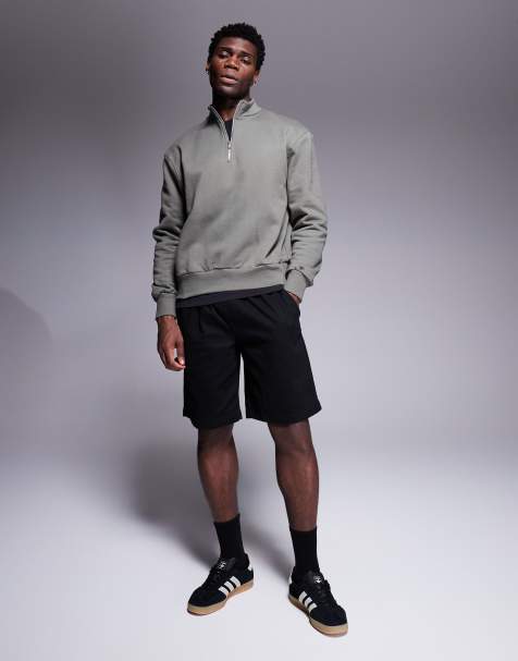 ADPT – Chino-Shorts in lockerer Passform in Schwarz - view 1