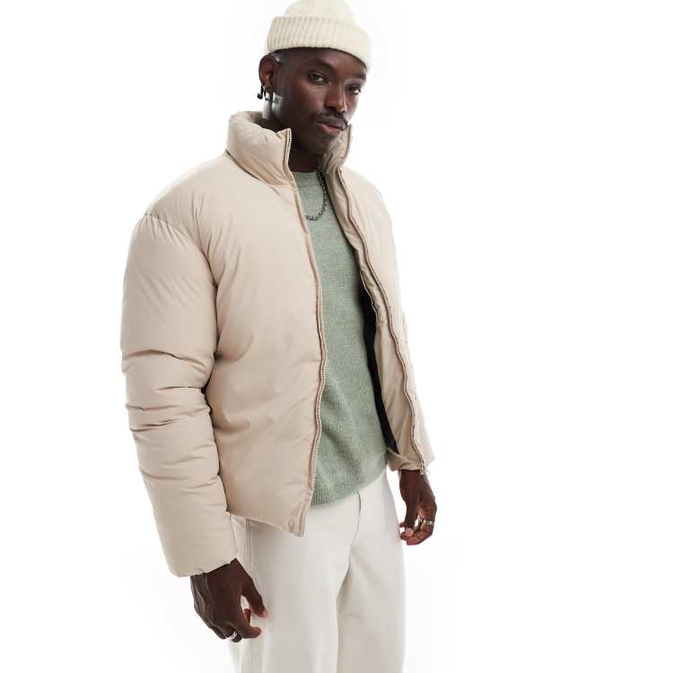 EGGKA Cropped Puffer Jacke ダウンジャケット ベージュ EGGKA Cropped Puffer Jacke ダウンジャケット ベージュ