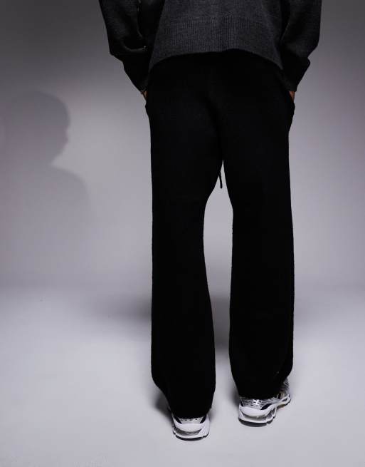 ADPT - Joggers ampi neri in maglia, 3 di 5