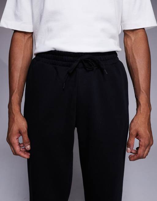 ADPT – Jogginghose in Schwarz mit geradem Bein, 4 von 5