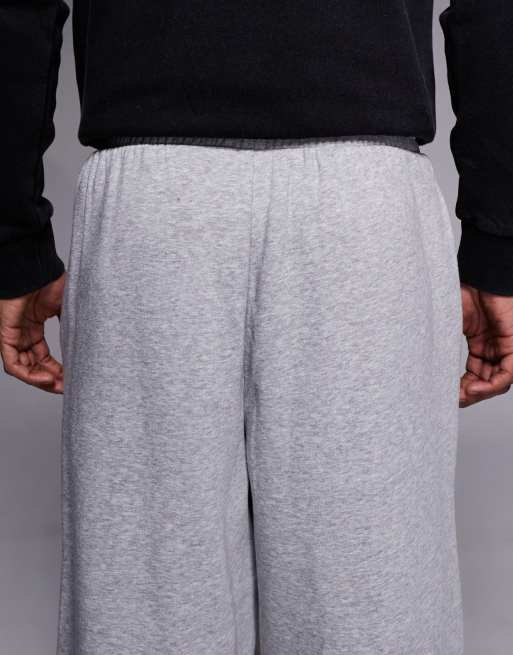 ADPT – Locker geschnittene Jogginghose in Hellgrau mit Sternlogo, 4 von 5