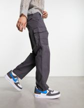 PacSun Parker baggy cargo pants in dusty olive