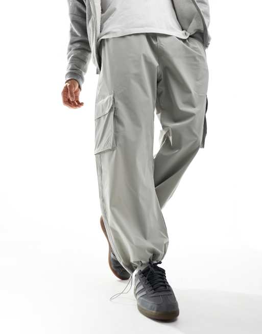 Relaxed Fit Cargo trousers - Grey - Men