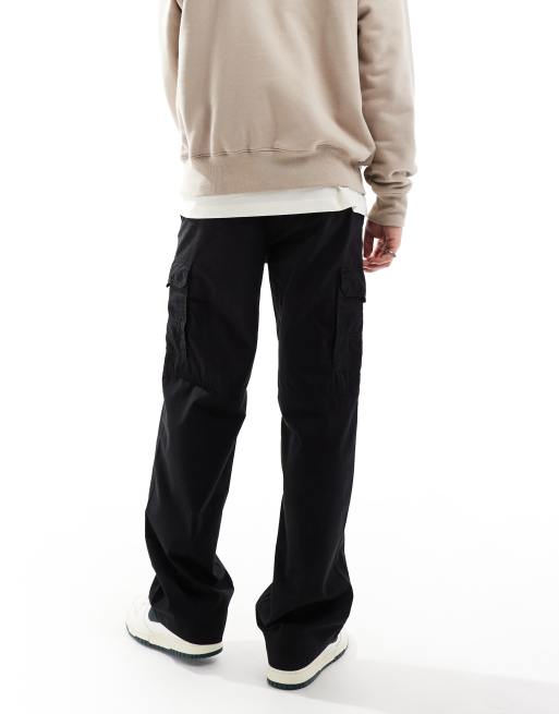 ADPT loose fit cargo trouser in black, 3 of 5