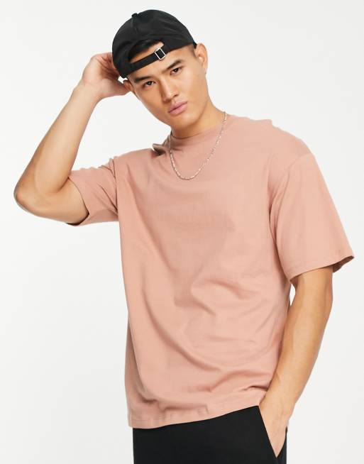 Oversized Fit T-shirt - Light pink - Men