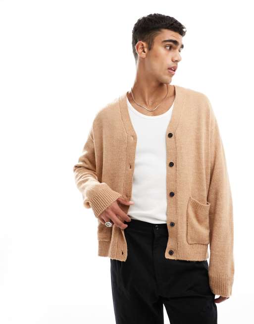 Mens on sale oversized cardigan