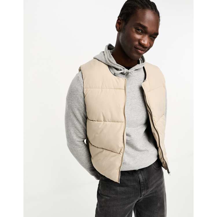 Cropped puffer vest sale