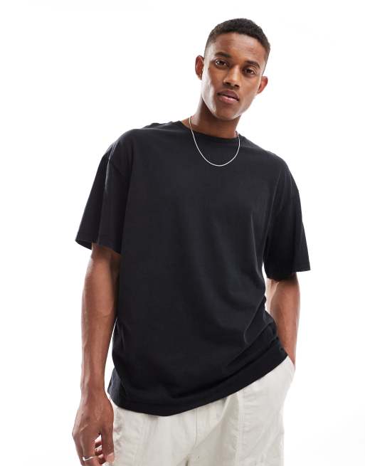 ADPT oversized faith over fear back print T-shirt in black , 3 of 4