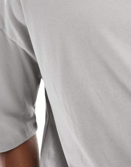 ADPT oversized t-shirt in grey, 3 of 4