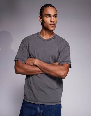 ADPT ADPT oversized t-shirt in washed grey
