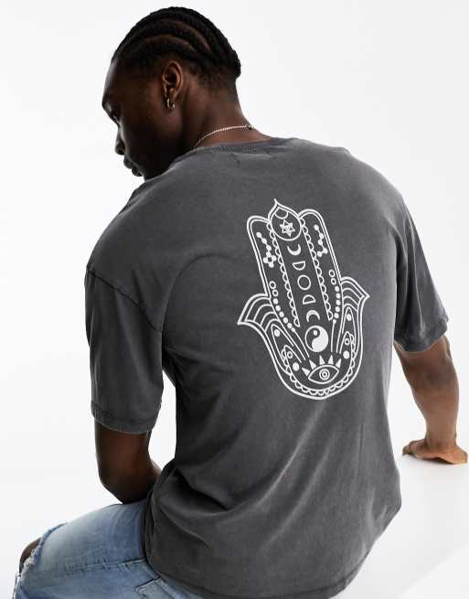 GREY BLACK EXCELLENCE T SHIRT, Streetwear Brand