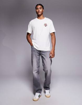 Adpt Oversized T-shirt With Rogue Backprint In White