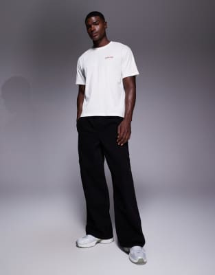 Adpt Oversized T-shirt With Sports Club Print In White